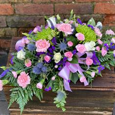 funeral spray pink