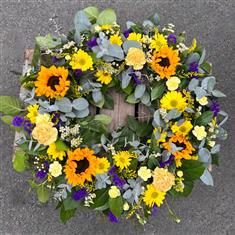 Deluxe Sunflower Wreath Ring