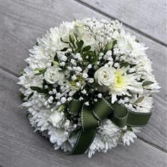 White posy pad
