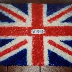 Union Jack Funeral Tribute