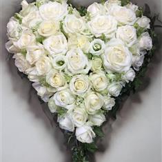 White Rose Heart