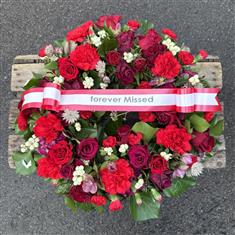 Red Loose Wreath Ring 