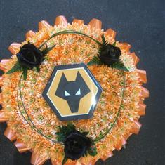 Wolves posy pad with large logo