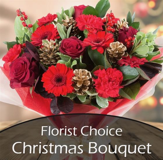 Florist Choice Christmas Handtied Blackheath Flowers Florist Rowley